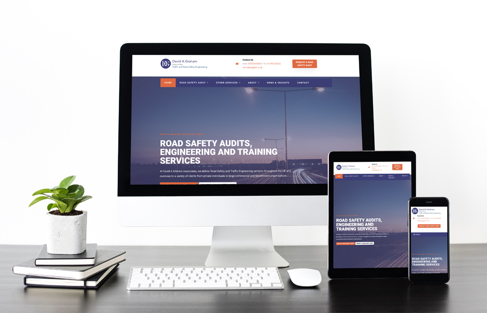 David A Graham Associates branding and website design project